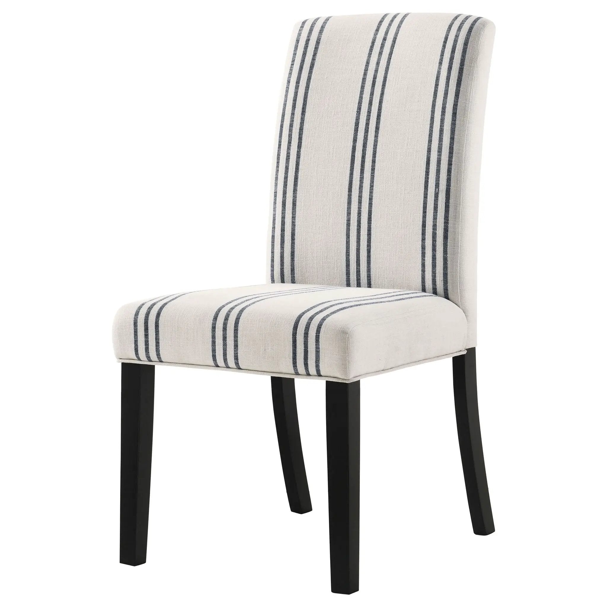 Herran Upholstered Dining Side Chair Beige (Set of 2) by Unique Piece Furniture