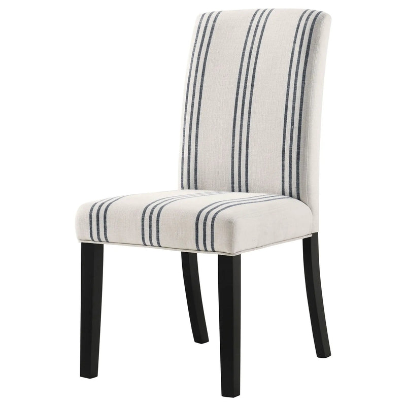 Herran Upholstered Dining Side Chair Beige (Set of 2) by Unique Piece Furniture