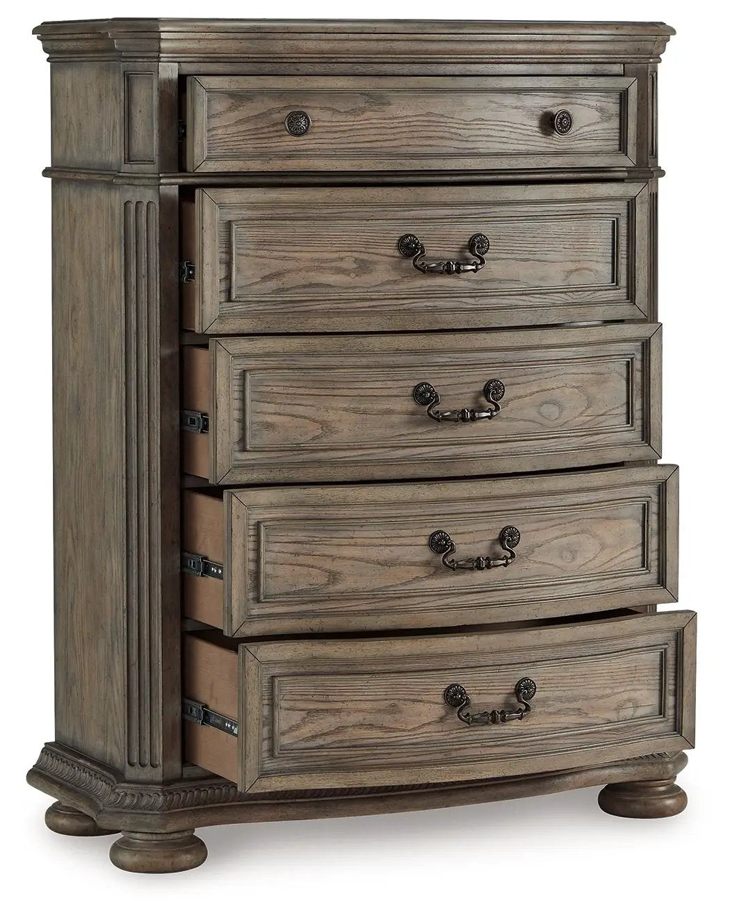 Ardenfield - Five Drawer Chest - Light Brown by Unique Piece Furniture