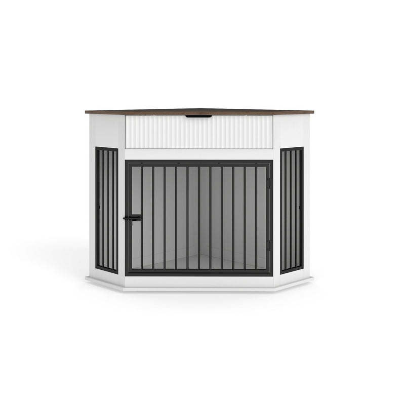 Corner Dog Crate by HouseOfZazla