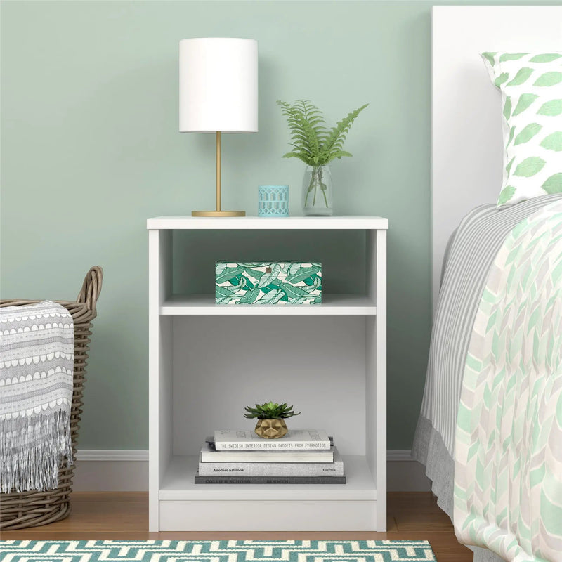 Open Shelf Nightstand - White by Unique Piece Furniture
