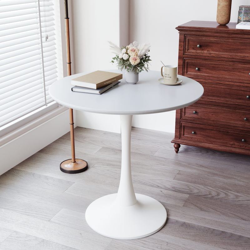 31.5" White Dining Table by HouseOfZazla