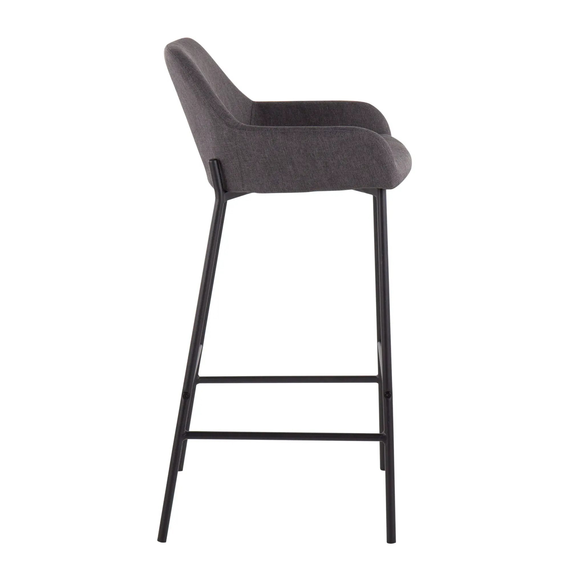 Daniella - Industrial Fixed Height Bar Stool (Set of 2) by Unique Piece Furniture