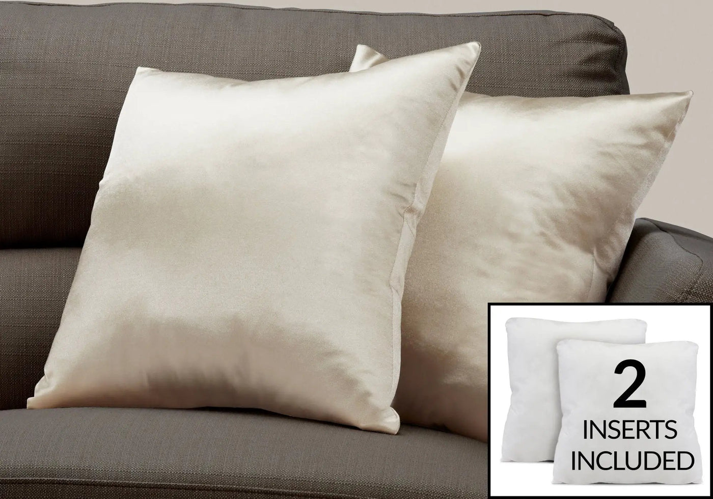 Square Decorative Throw Pillows with Hypoallergenic Insert by HouseOfZazla
