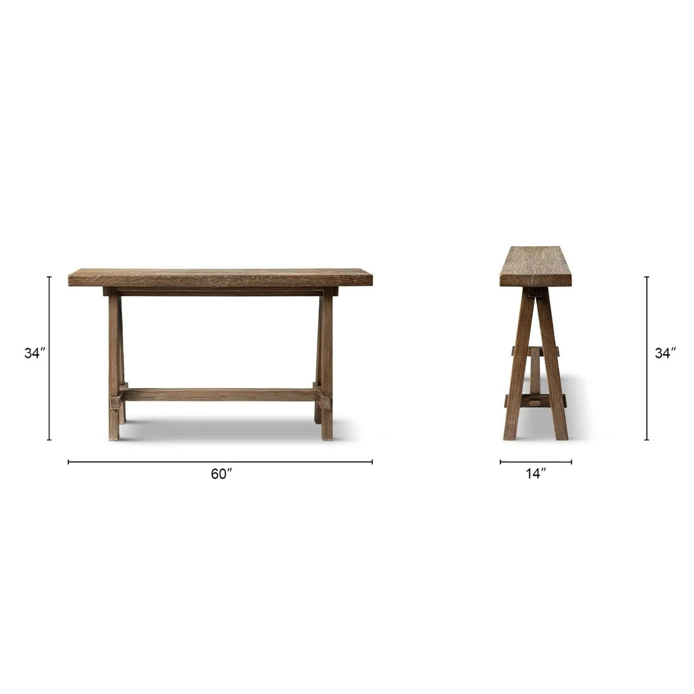 Hawthorne - Trestle Table by HouseOfZazla