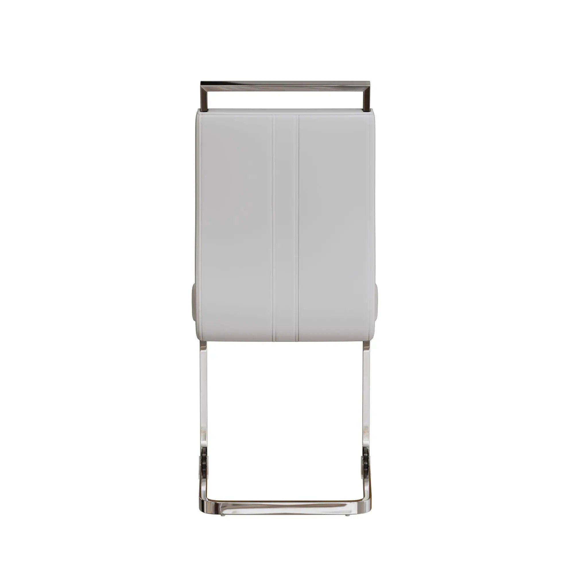 Modern Dining Chairs With Padded Seat, High Back