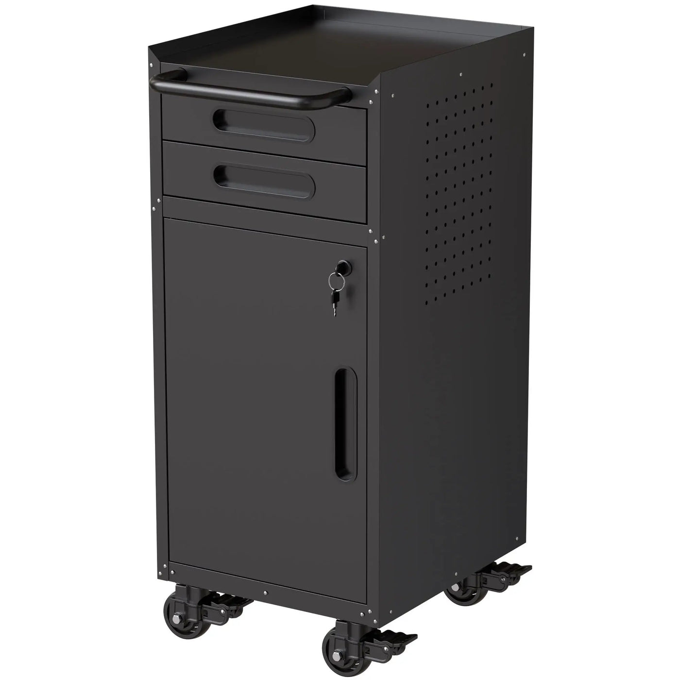 Rolling Tool Cabinet Heavy Duty Garage Storage With Lockable Doors by HouseOfZazla
