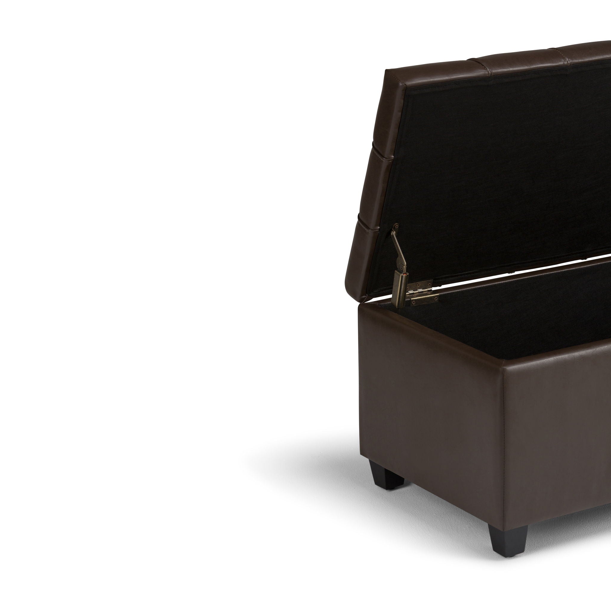 Sienna - Transitional Storage Ottoman Bench by HouseOfZazla