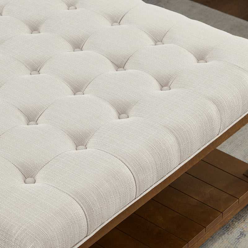 Large Square Upholstered Tufted, photo 5 of 6