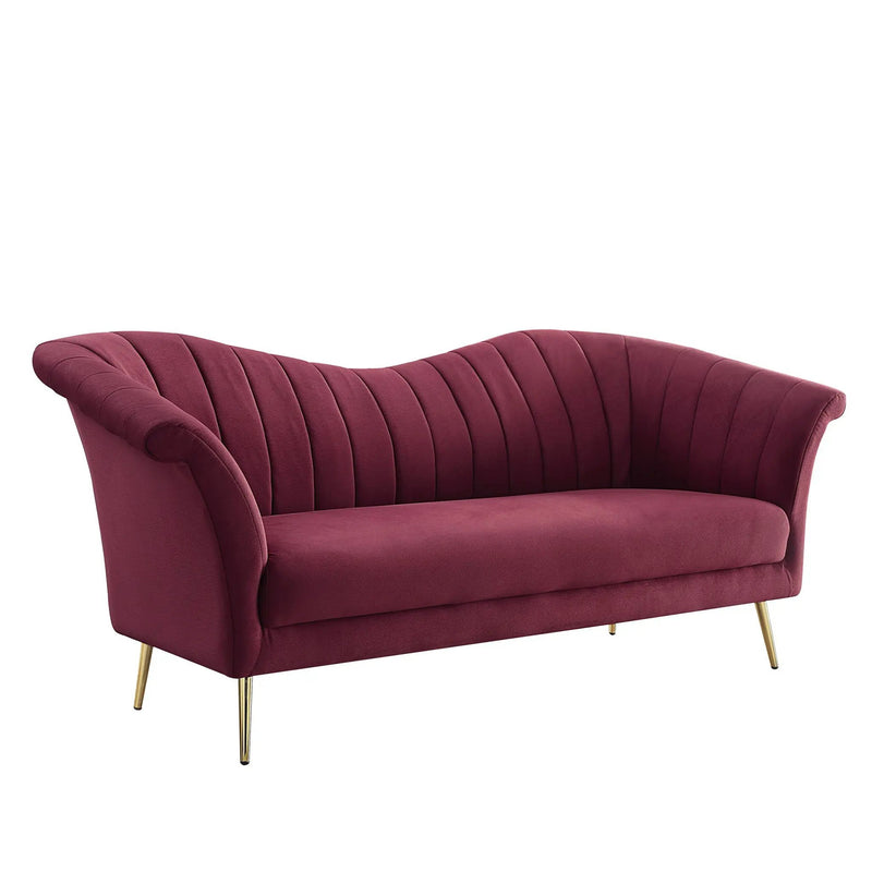 Callista - Sofa - Red Velvet by Unique Piece Furniture