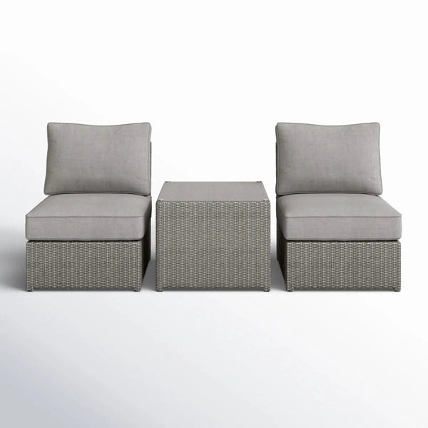 Modern Wicker Outdoor Seating Set With Cushions, photo 2 of 13