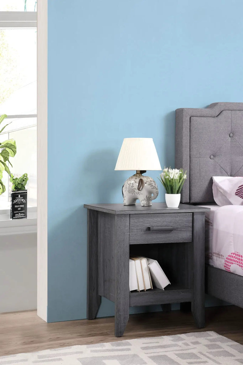 Roller Drawer Glides Nightstand by HouseOfZazla