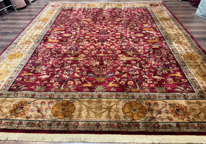 Karastan Rug 8.8 x 10, Antique Legends Emperor's Hunt 2200-204, Wool Vintage Discontinued Karastan by Jewel Rugs