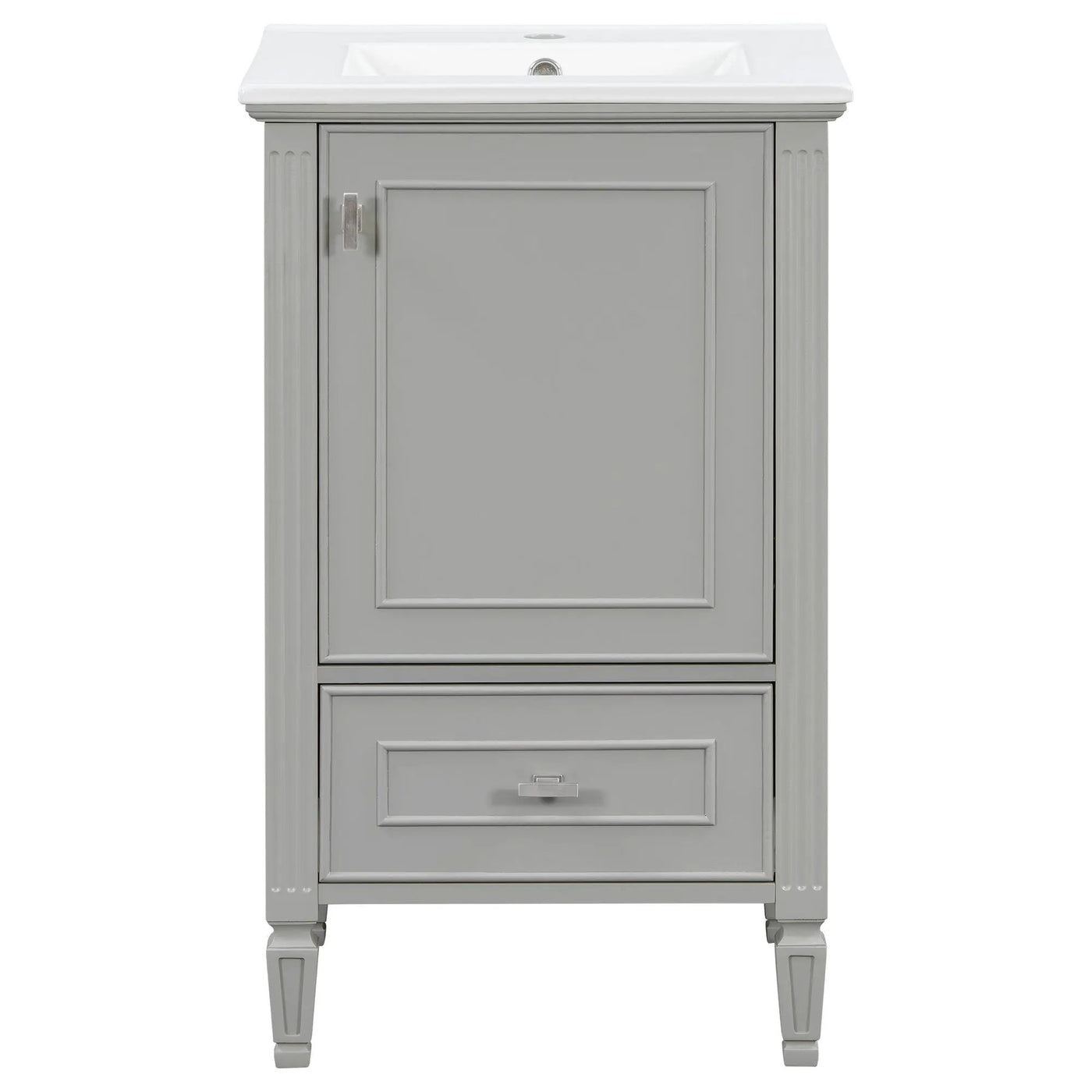 Retro Bathroom Vanity With Sink by HouseOfZazla
