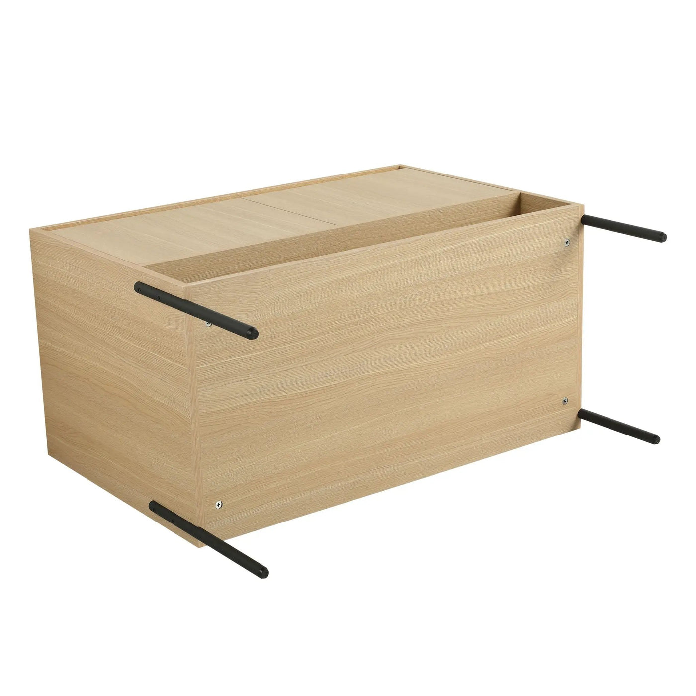 Modern Bathroom Vanity Combo With Single Resin Sink And Storage Cabinet by HouseOfZazla