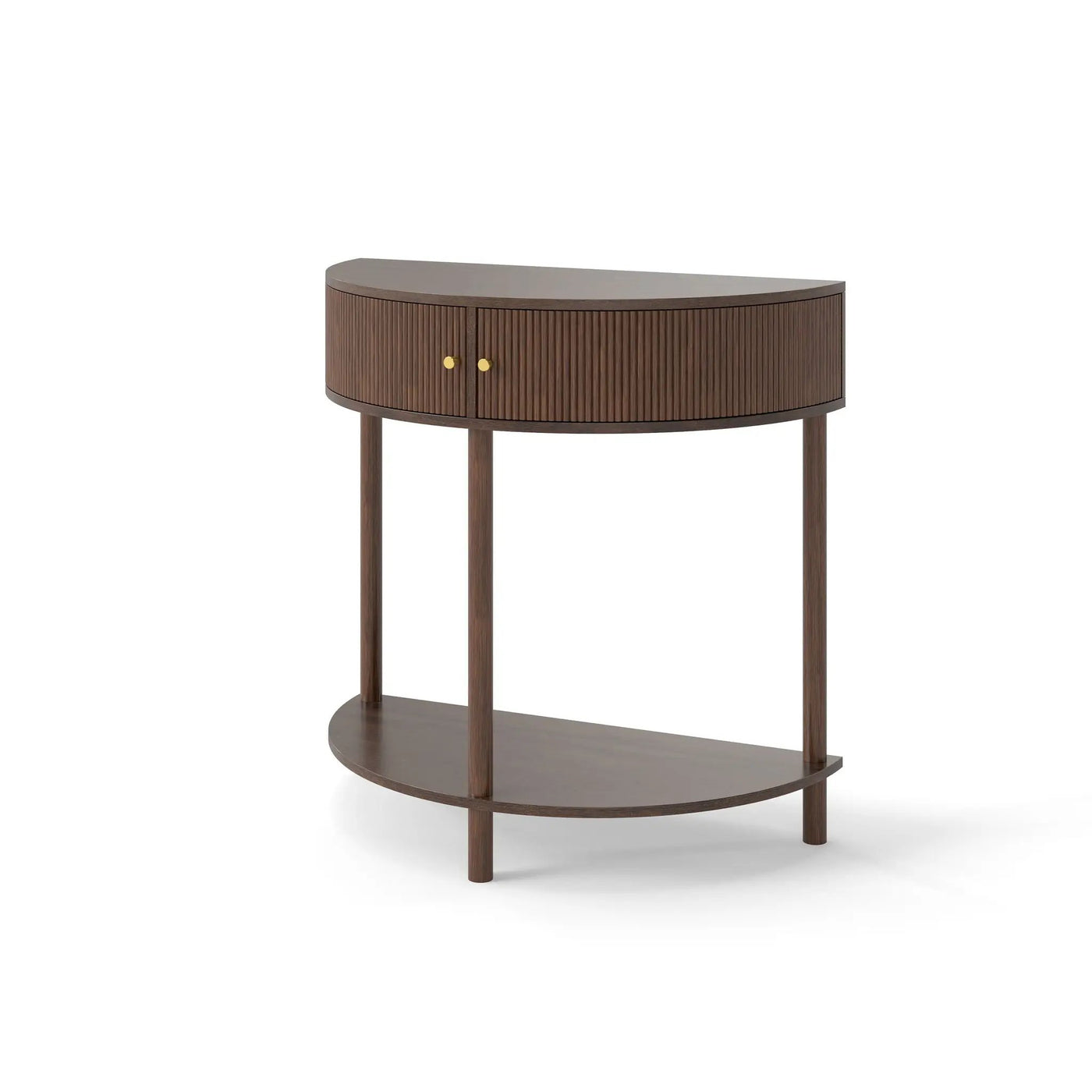 Demi Lune Console Table With 2 Storage Drawers by HouseOfZazla