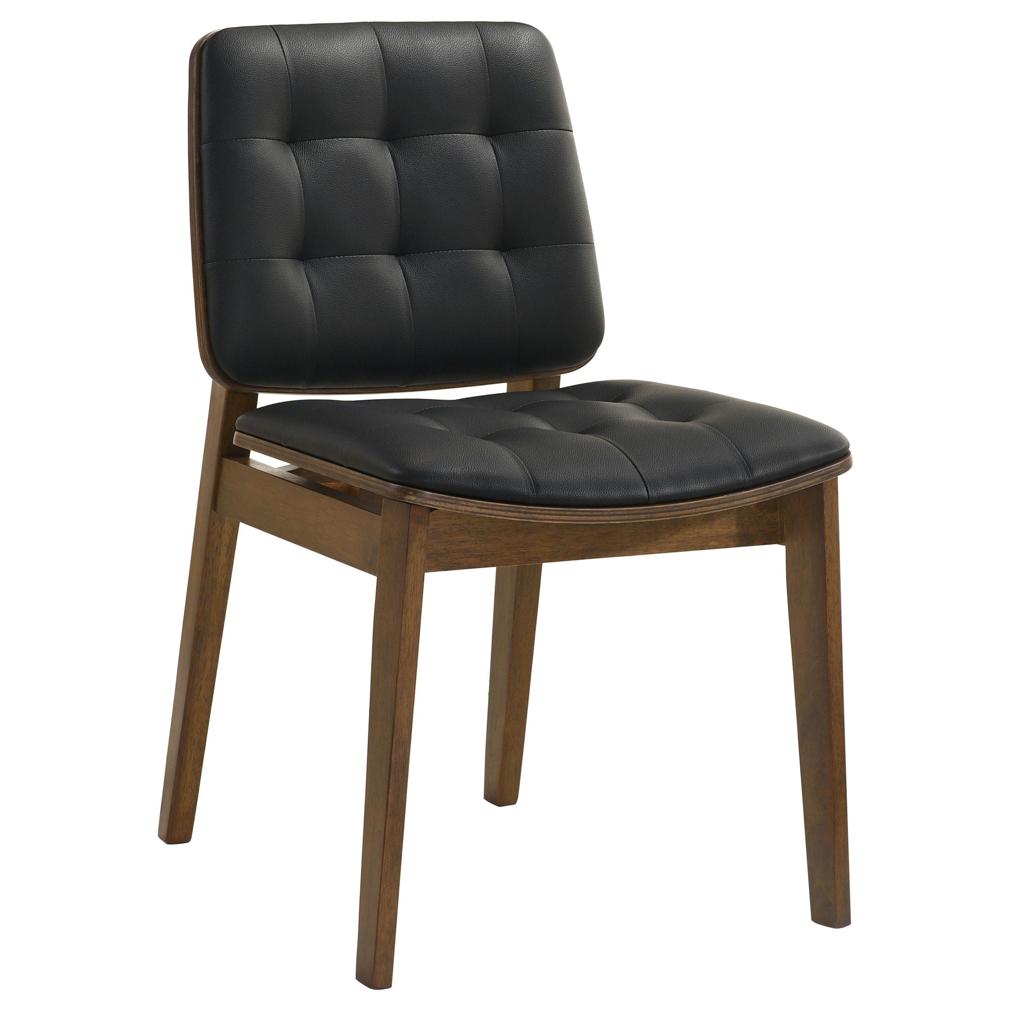 Redbridge Upholstered Dining Side Chair Walnut (Set of 2) by Unique Piece Furniture