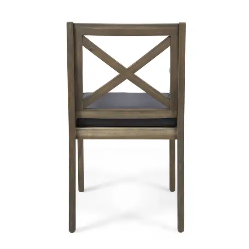 Perla Patio Dining Chair Set - 2 Pieces with Cushions by HouseOfZazla