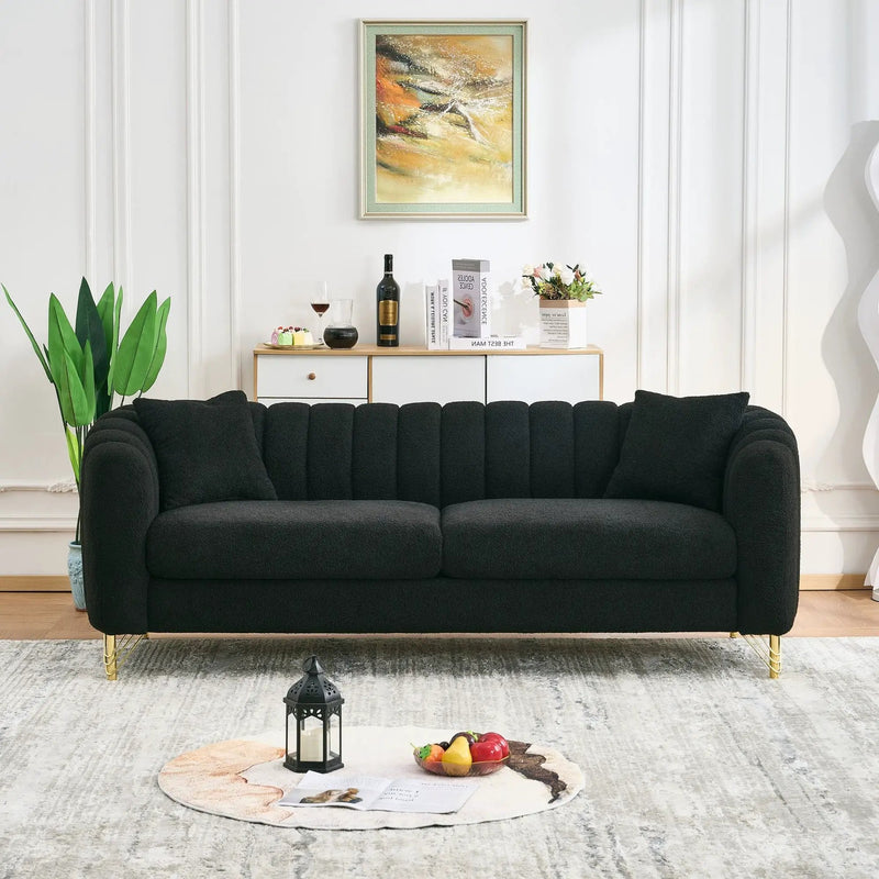 Oversized Sofa, Deep Tufted Couch by Unique Piece Furniture