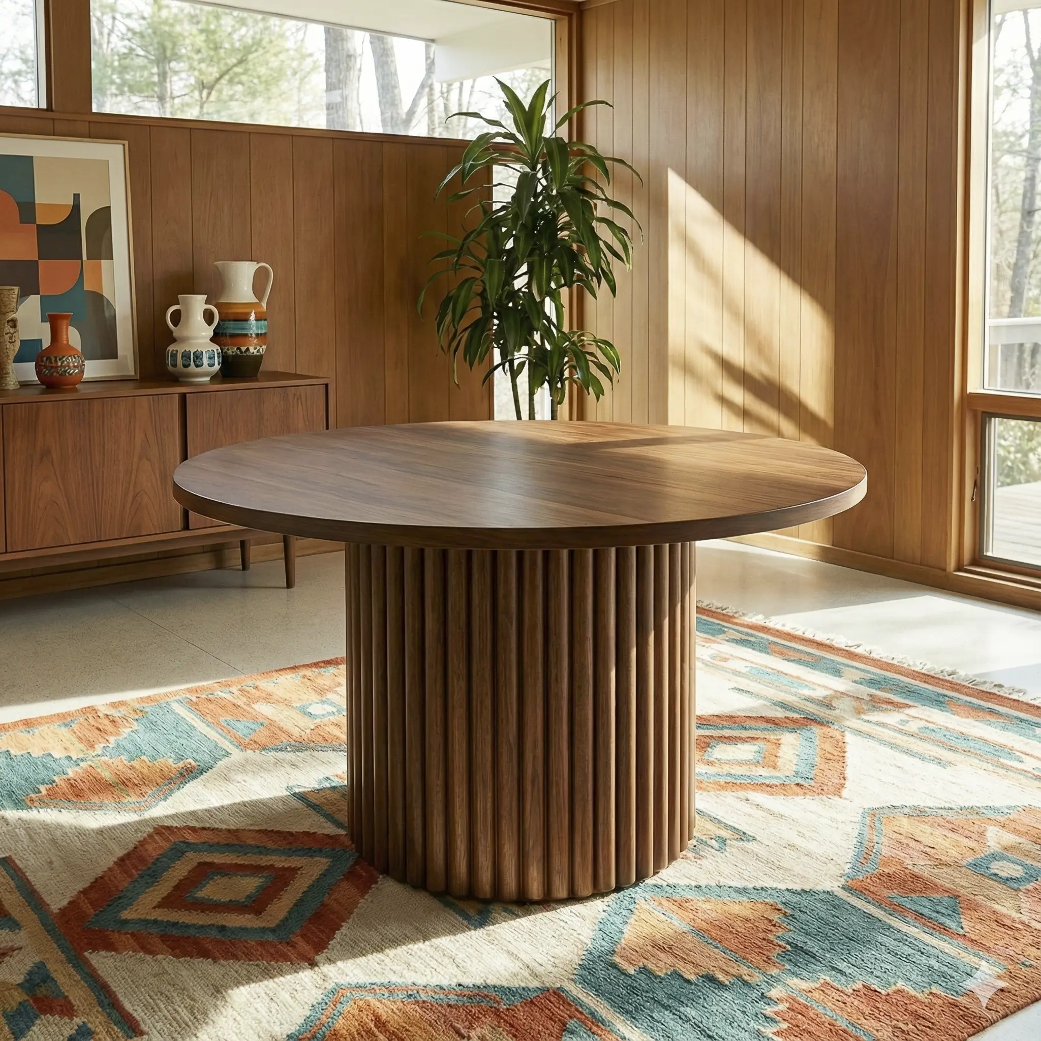 Merlin Solid Wood Dining Table by HouseOfZazla