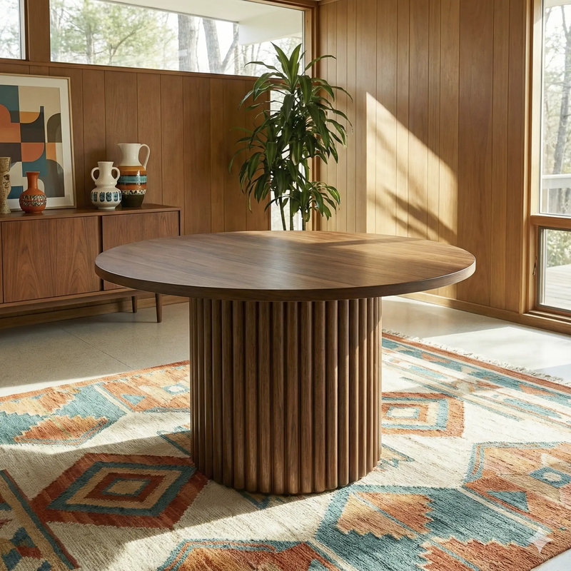Merlin Solid Wood Dining Table by HouseOfZazla