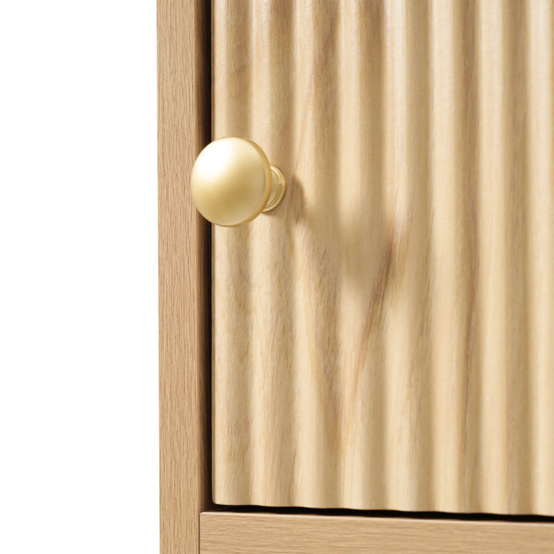 Tall Bathroom Cabinet With 1 Door, 3 Drawers, Open Storage - Wood by HouseOfZazla