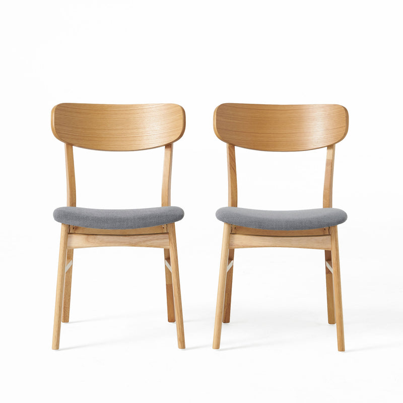 Upholstered Chenille Dining Chair Set of 2, photo 3 of 10