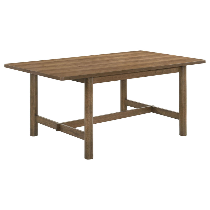 Crestmore 71-inch Rectangular Wood Dining Table Walnut by Unique Piece Furniture