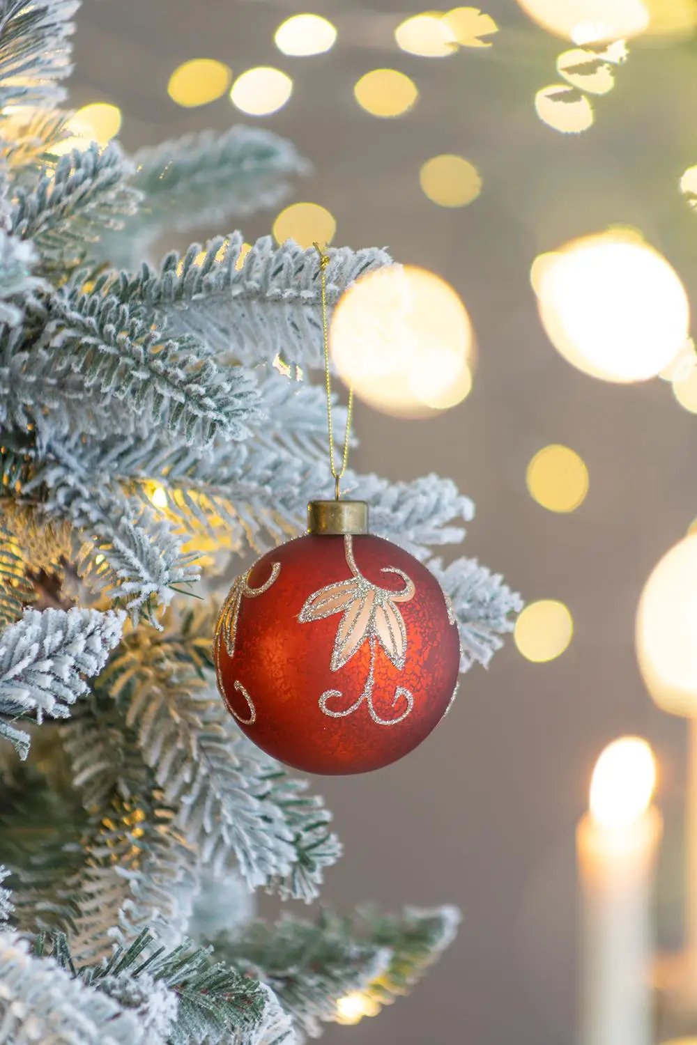 Christmas Ball Ornaments Decorative Hanging Tree Ornaments For Holiday Party Decorations by HouseOfZazla