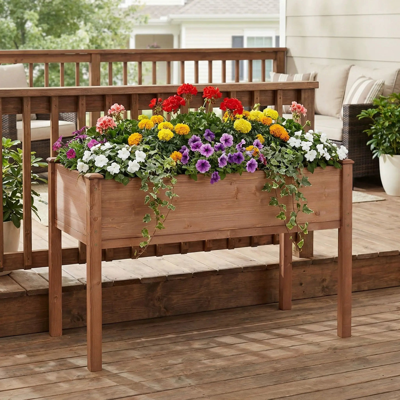 Elevated Raised Garden Bed For Outdoor by HouseOfZazla