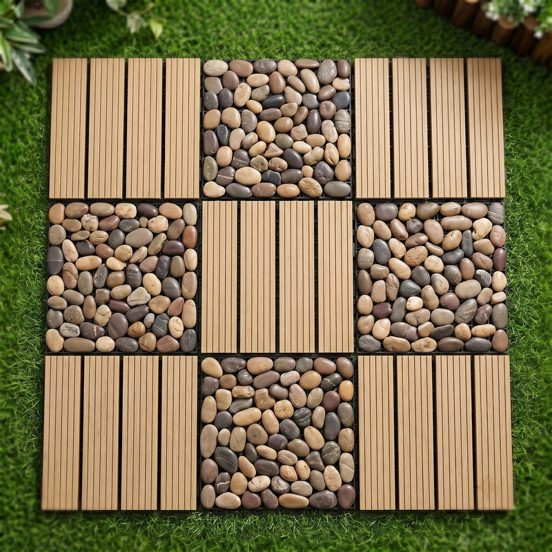 Interlocking WPC Deck Tiles 11.8"x11.8" (25 Pack), photo 3 of 8