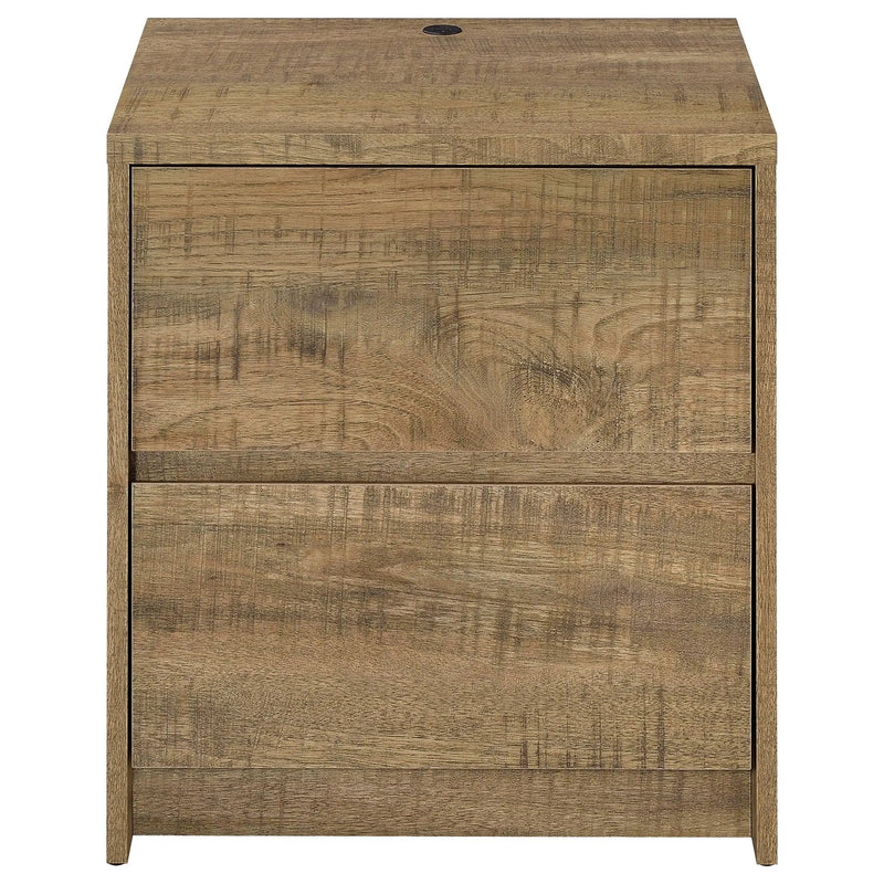 Westpark 2-drawer Nightstand LED Lights and USB Mango by Unique Piece Furniture