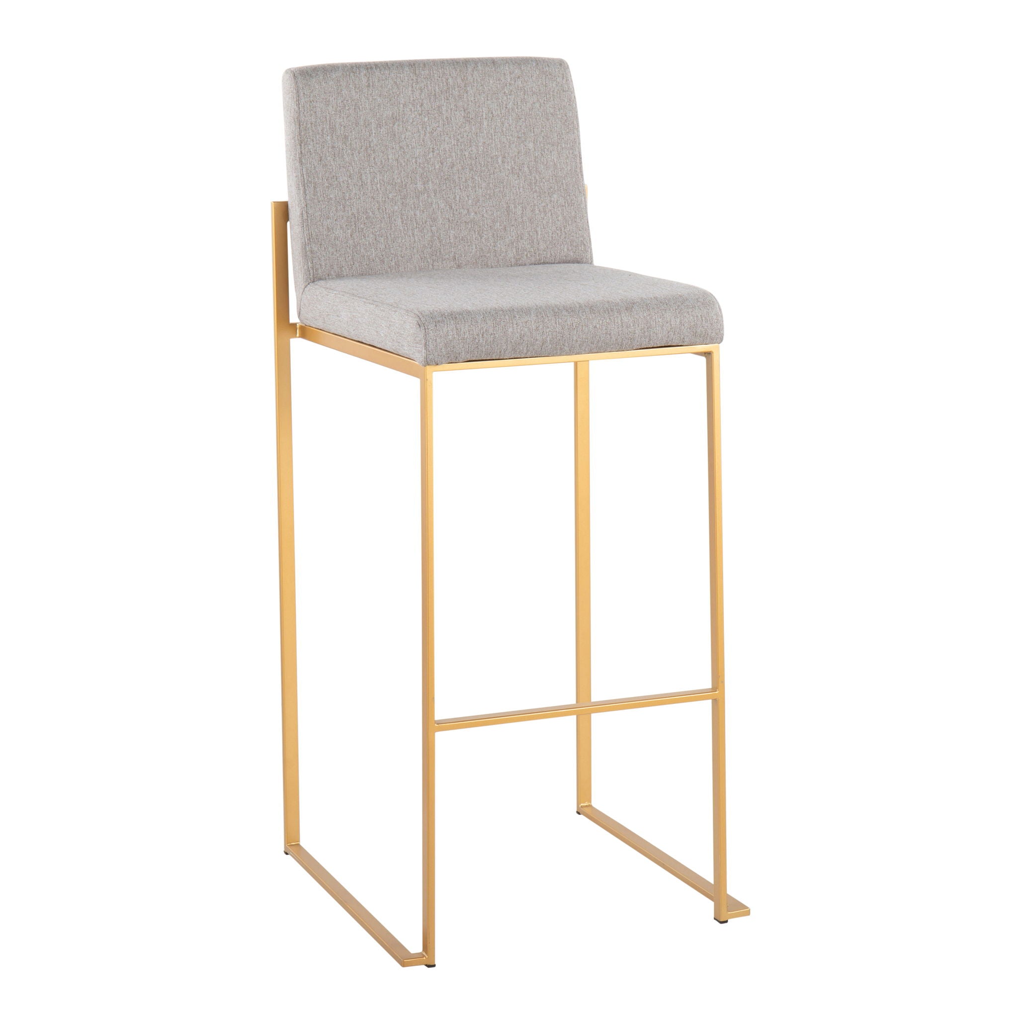 Fuji - Contemporary Design High Back Barstool by Unique Piece Furniture