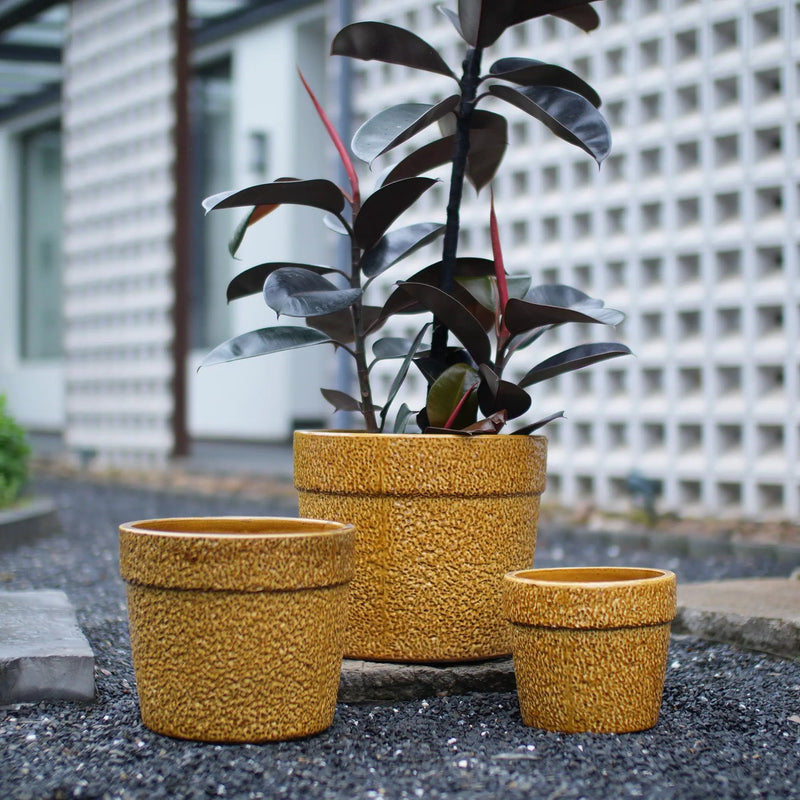 Handmade Ceramic Planter Set of 3 by HouseOfZazla