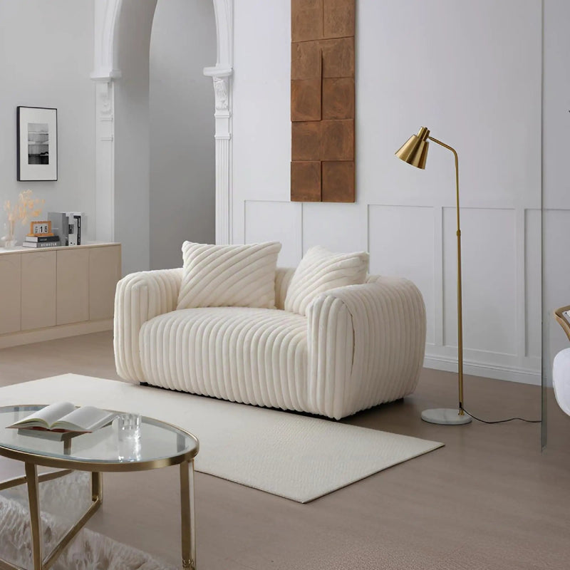 Cancun - Loveseat - White by HouseOfZazla