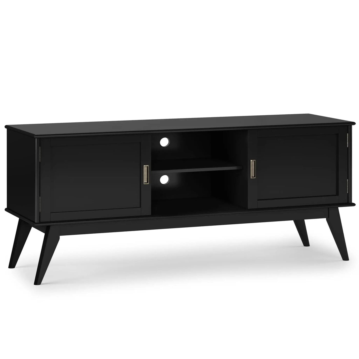 Draper - Handcrafted Mid Century Low TV Media Stand by HouseOfZazla