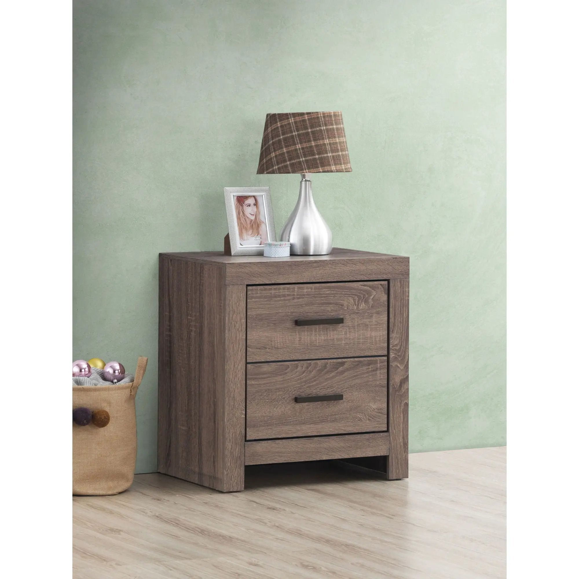 Brantford - 2 Drawer Nightstand by HouseOfZazla