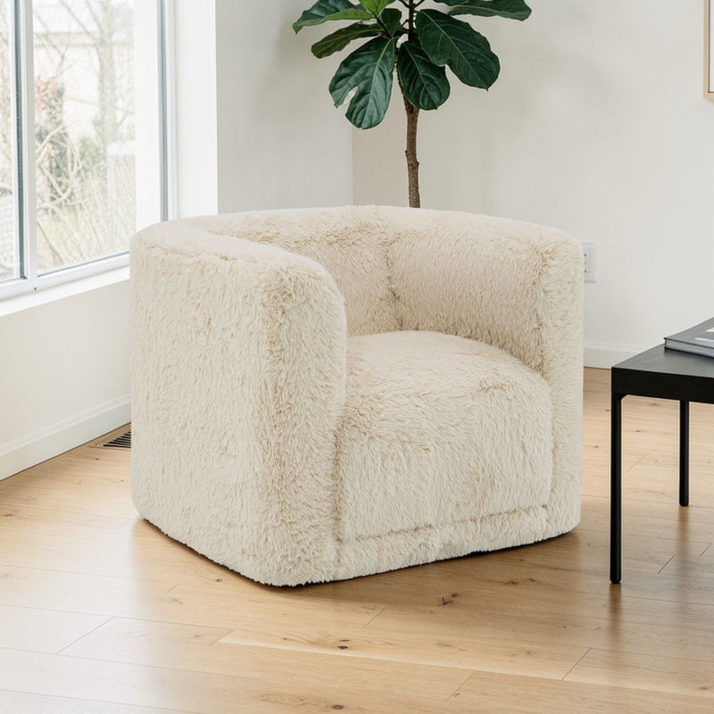 Swivel Chair with Full Foam Cushioning - Sand, photo 5 of 6