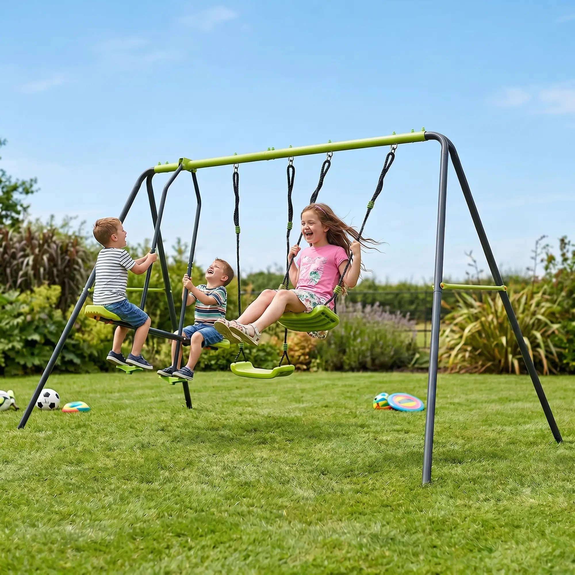 XNS081 Lime Swing Set by HouseOfZazla