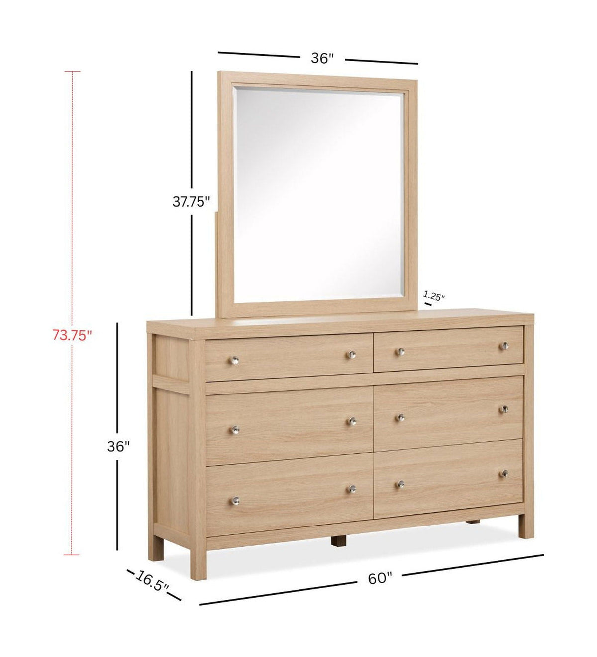 Merrifield - Double Drawer Dresser, photo 12 of 27