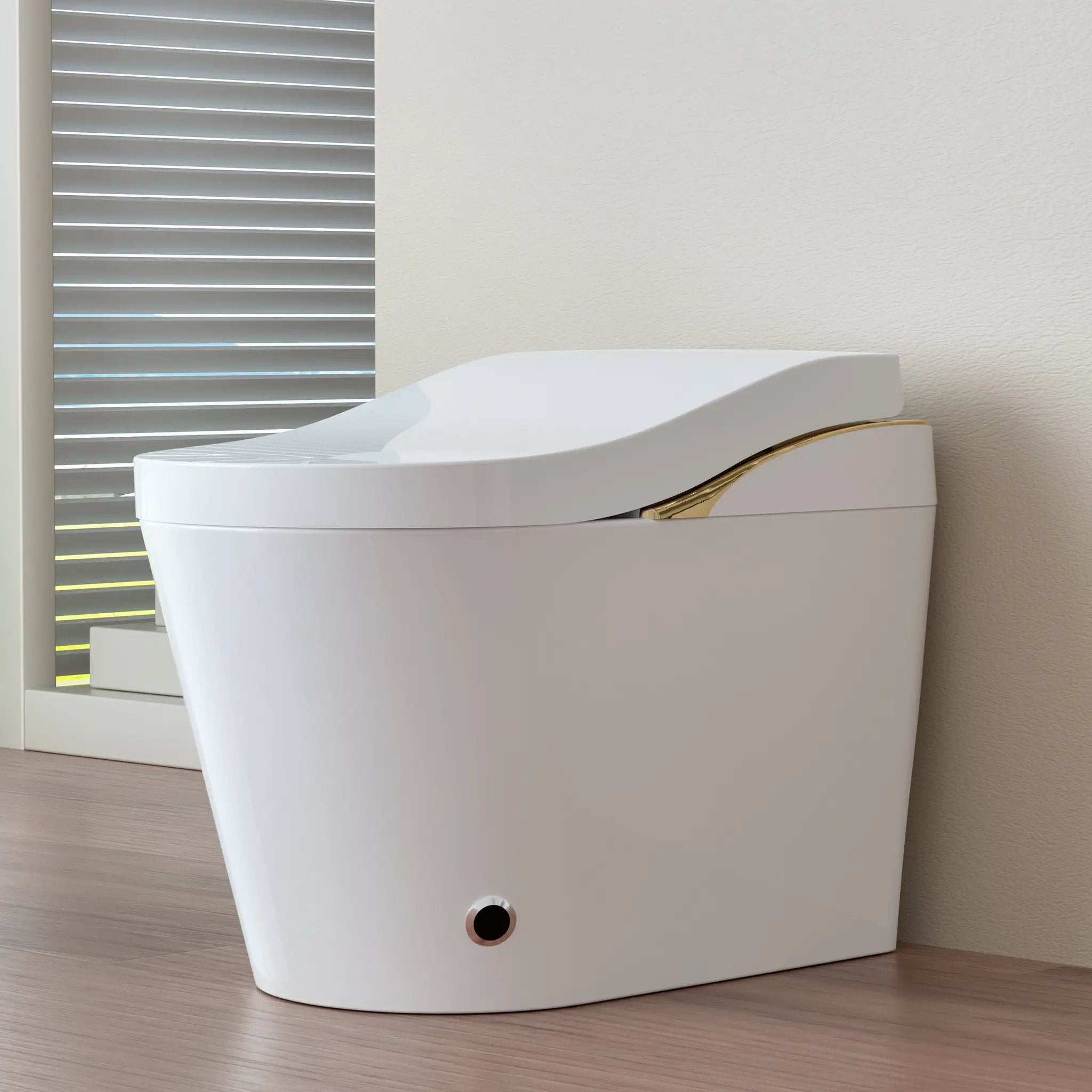 Modern Smart Toilet With Bidet, Auto Flush, Heated Seat, and More by HouseOfZazla