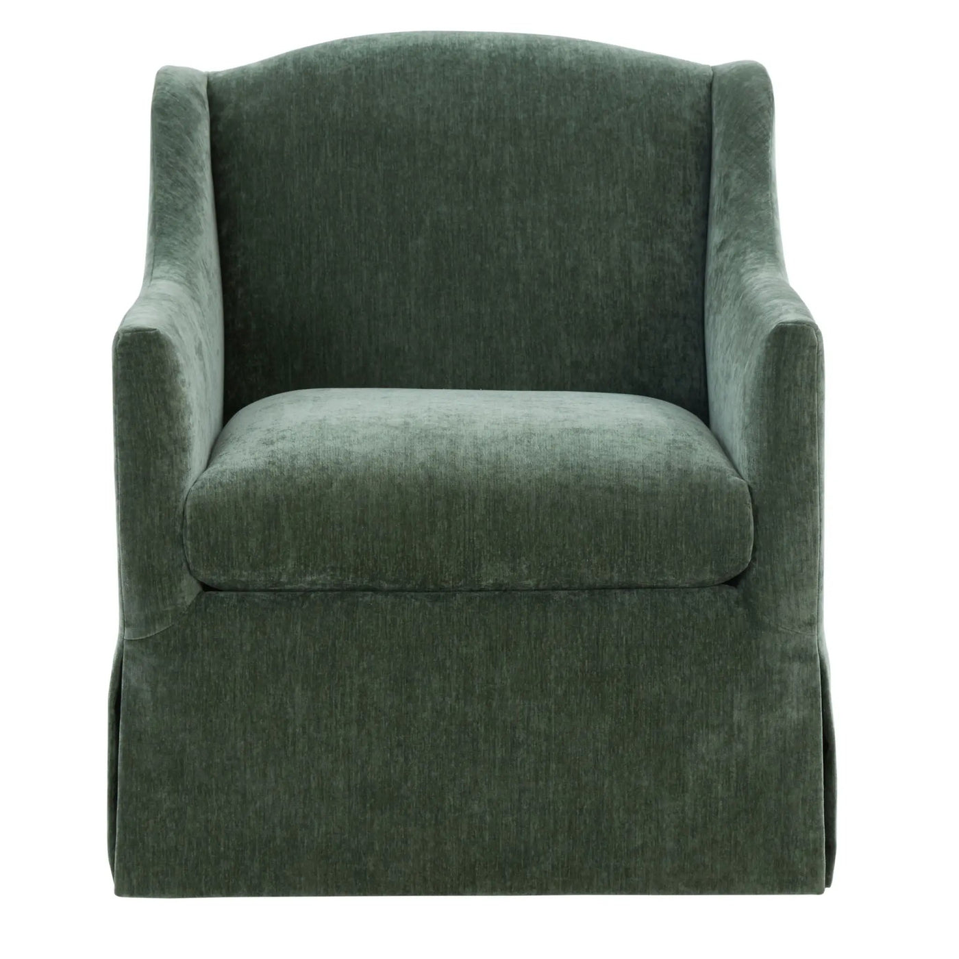 Luisa - Skirted Swivel Accent Chair by HouseOfZazla