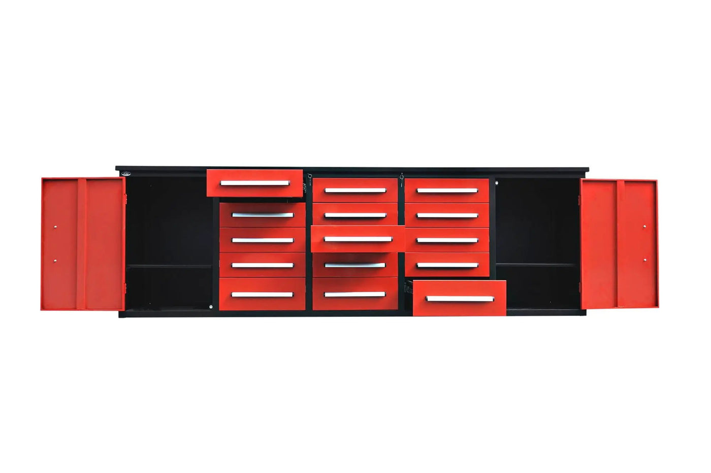 Storage Cabinet With Work Bench (15 Drawers And 2 Cabinets) by HouseOfZazla