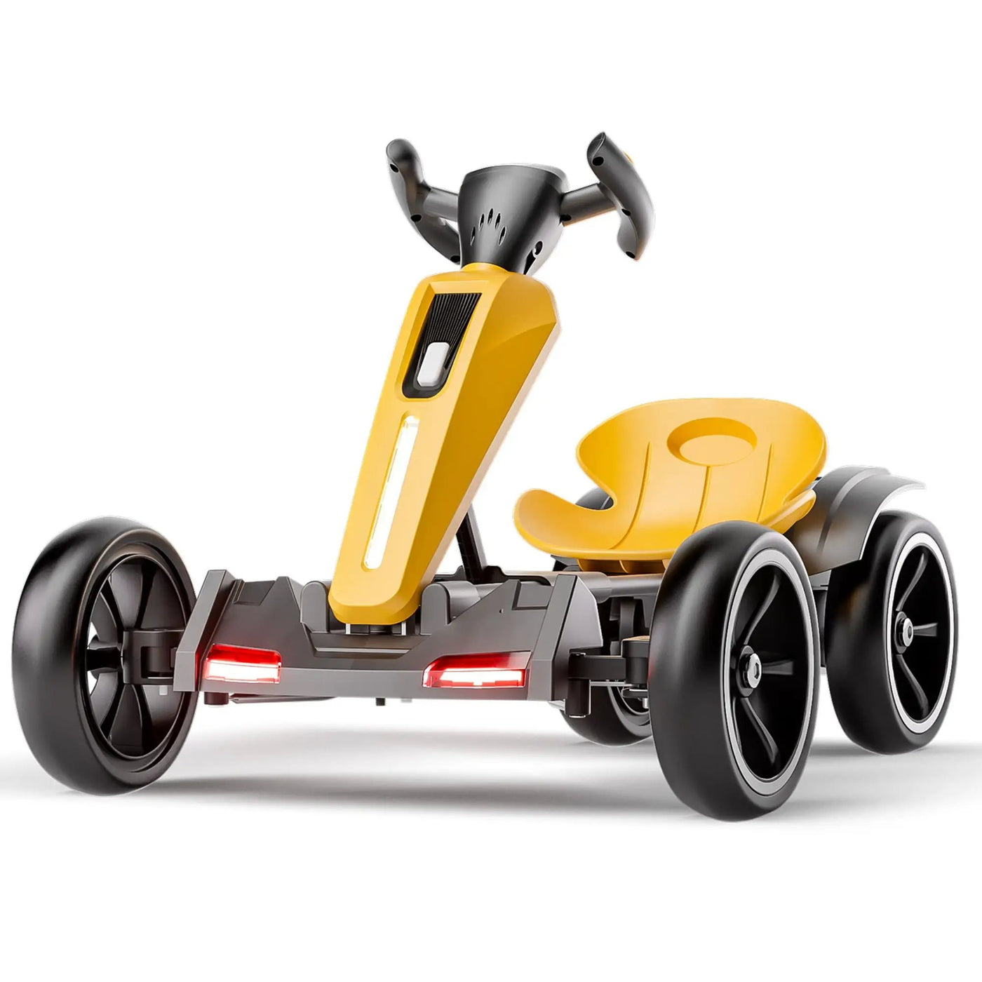 Electric Kids Pedal Go Kart With Adjustable Seat, Foldable Design by HouseOfZazla