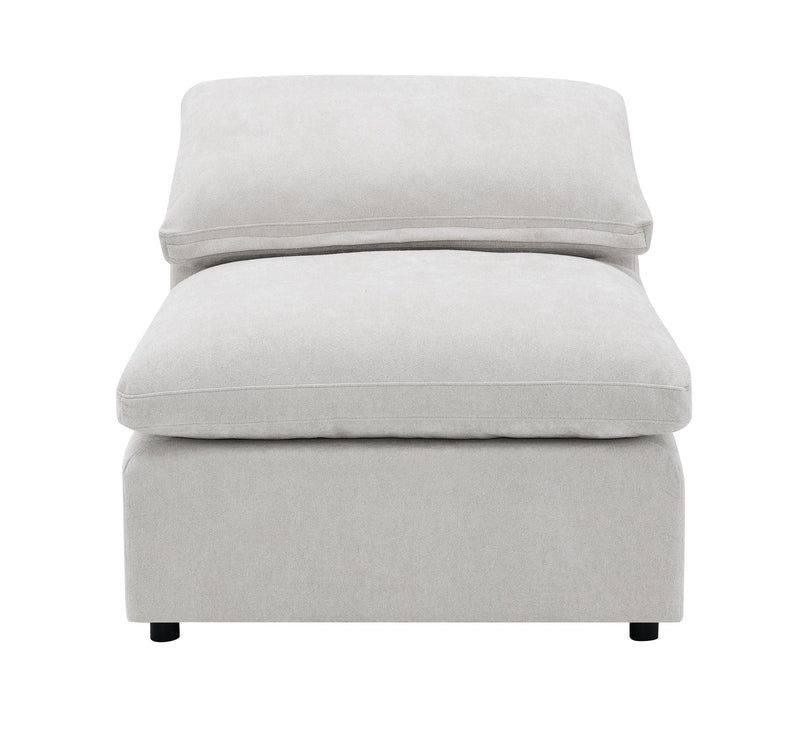 Naveen 6 Piece Modular Sectional with Full Foam Seating - Ivory, photo 2 of 4