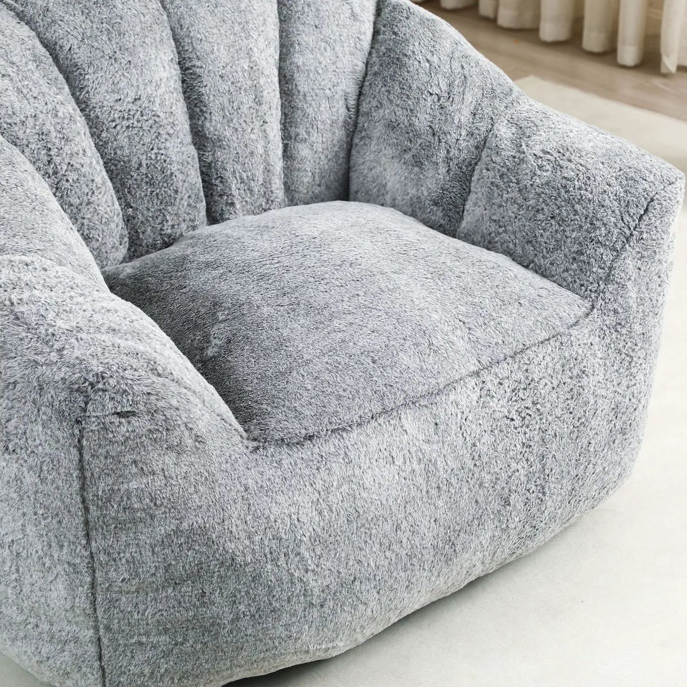 Beanbag Chair, Beanbag Sofa Chair With Armrests Stuffed High Density Foam by HouseOfZazla