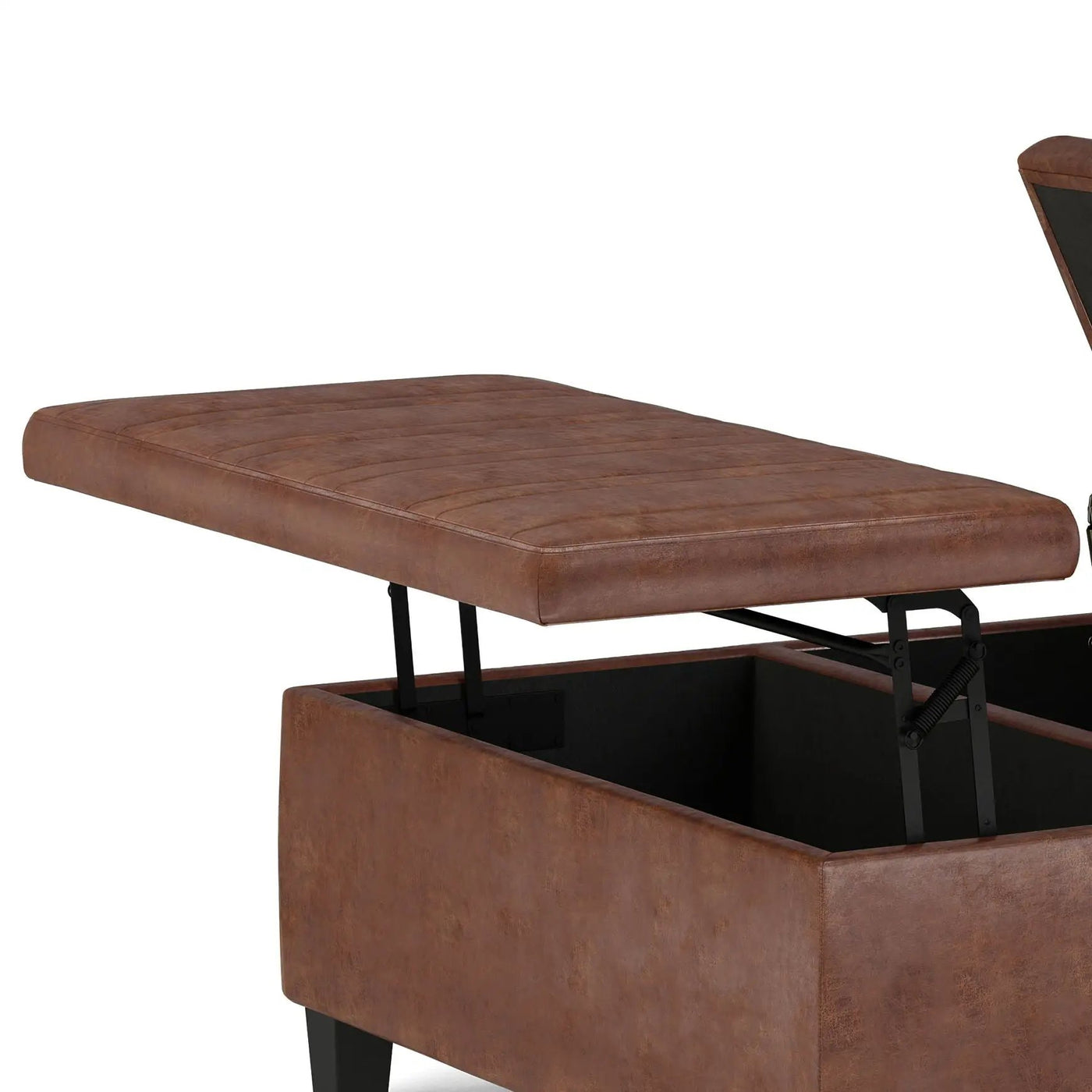 Ellis - Coffee Table Storage Ottoman Contemporary Design by HouseOfZazla