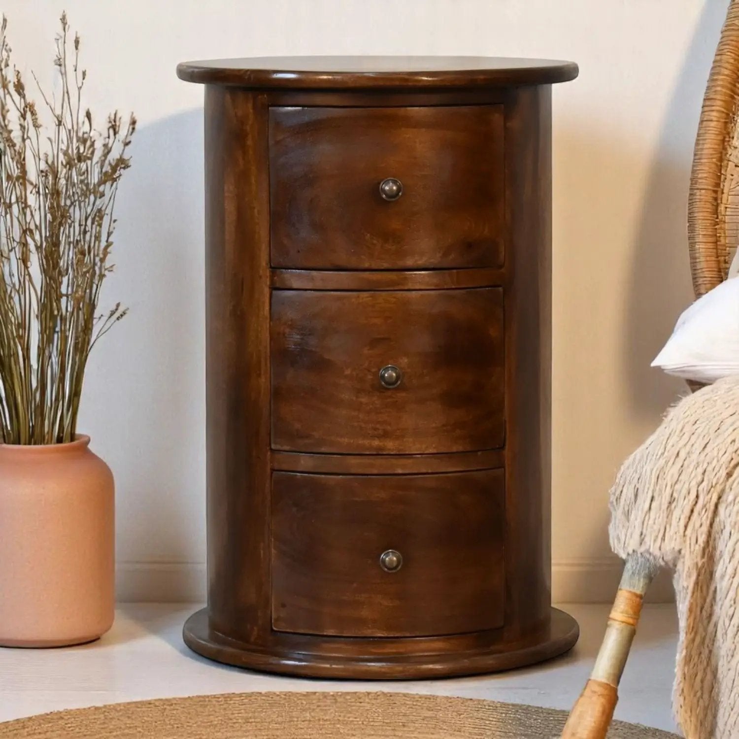 3 Drawer Drum - Chestnut by HouseOfZazla