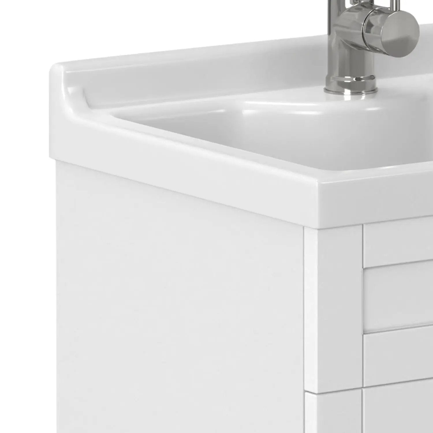 Hennessy - Deluxe Laundry Utility Sink And Cabinet by HouseOfZazla