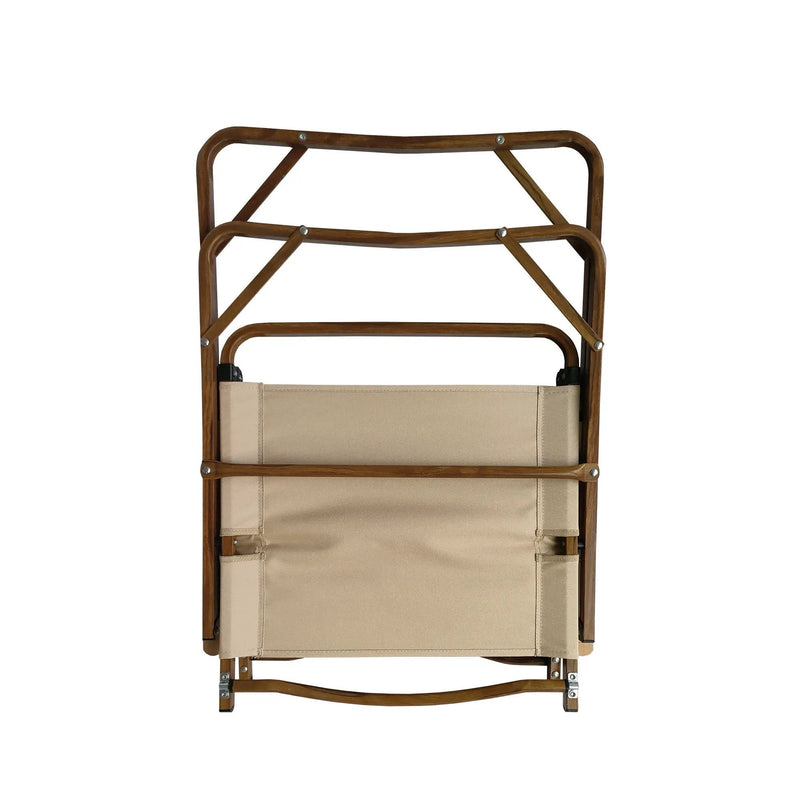 Comfy - Foldable And Portable Chair With Armrests, Indoor And Outdoor Universal (Set of 4) - Brown by HouseOfZazla